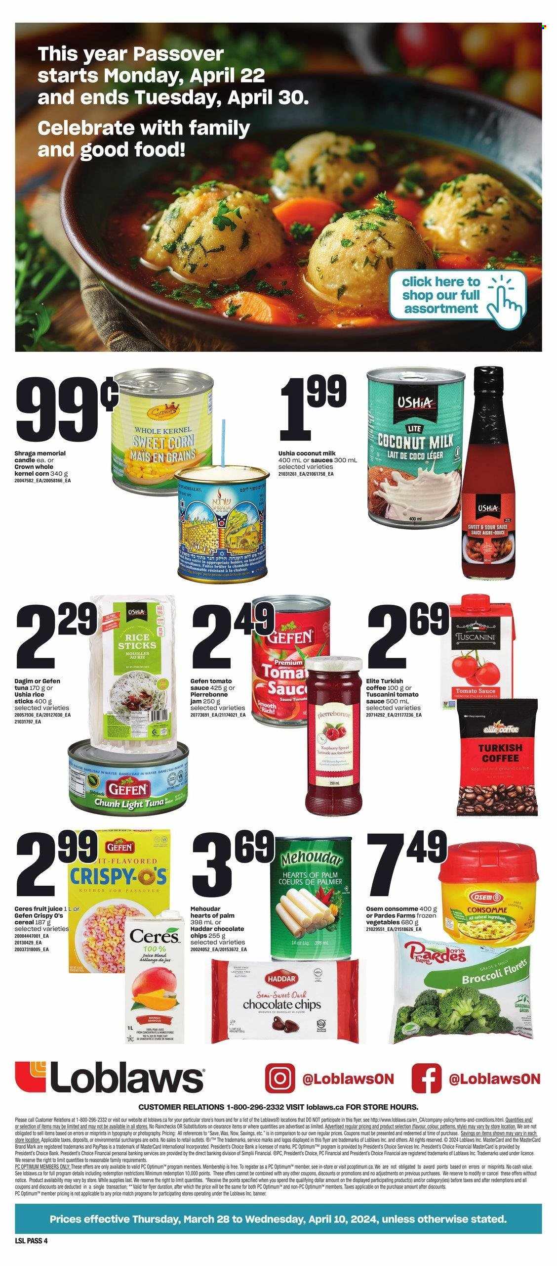 Loblaws flyer - March 28, 2024 - April 10, 2024. Page 4