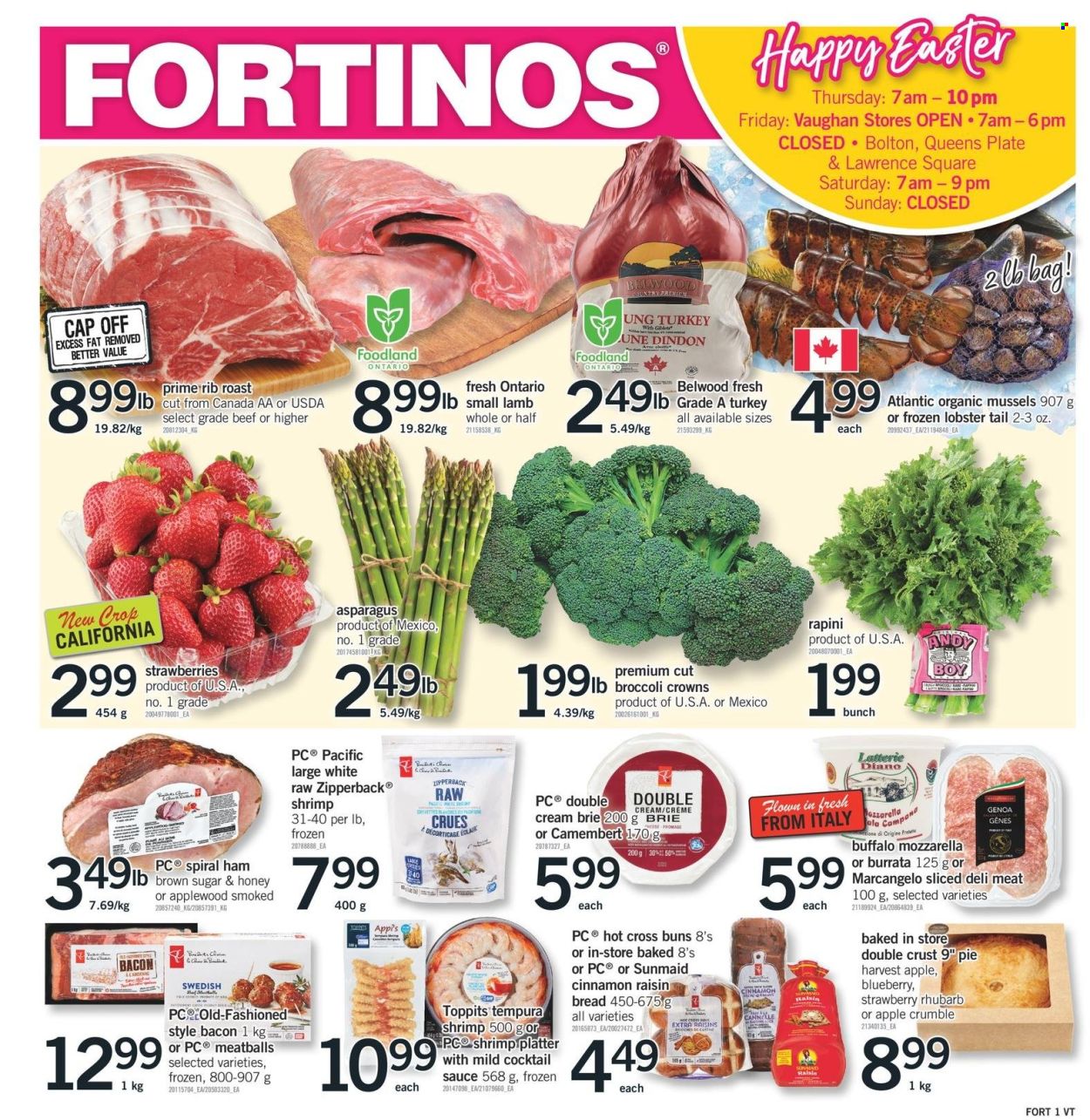 Fortinos flyer - March 28, 2024 - March 30, 2024. Page 1