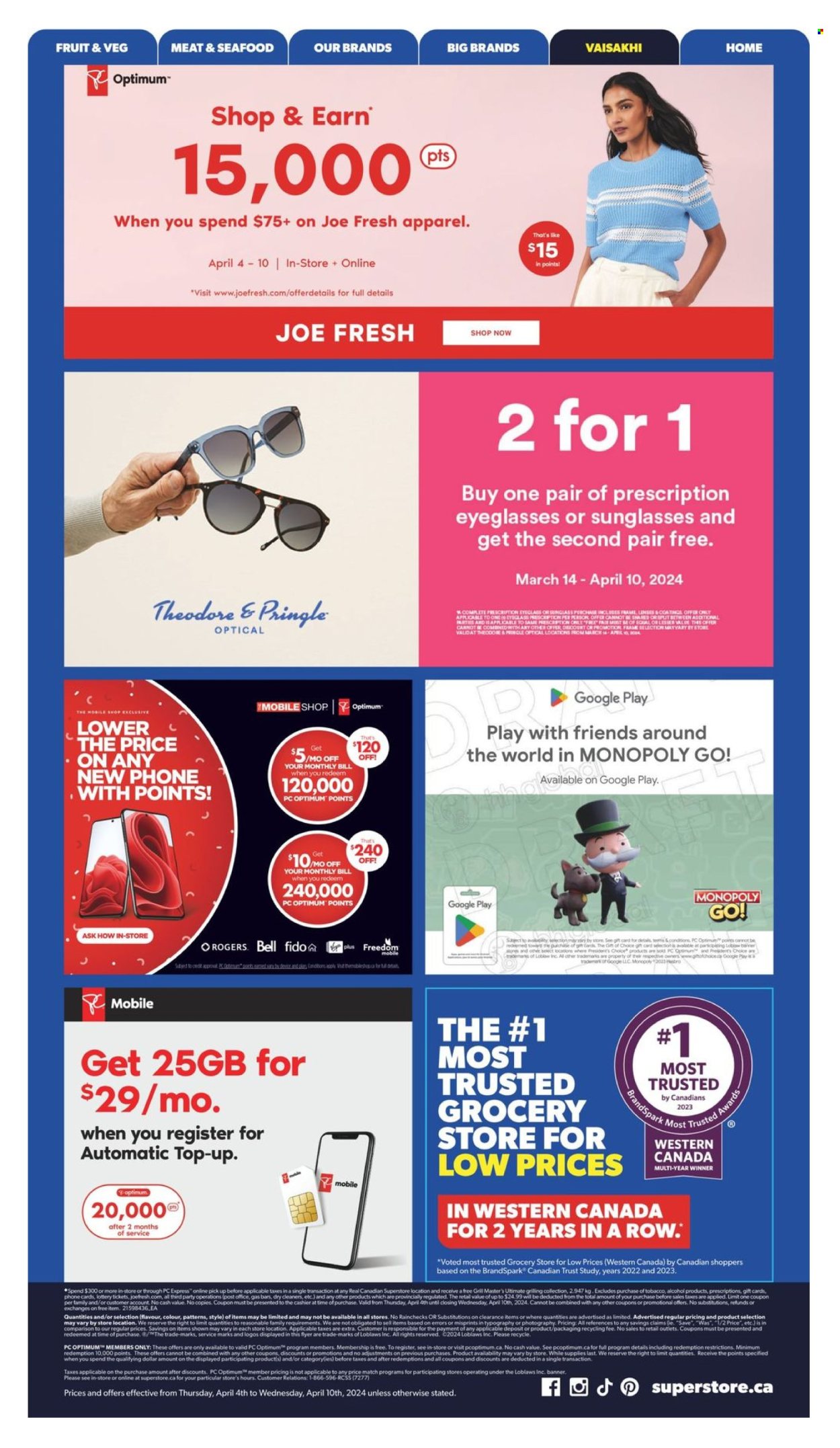 Real Canadian Superstore flyer - April 04, 2024 - April 10, 2024. Page 28
