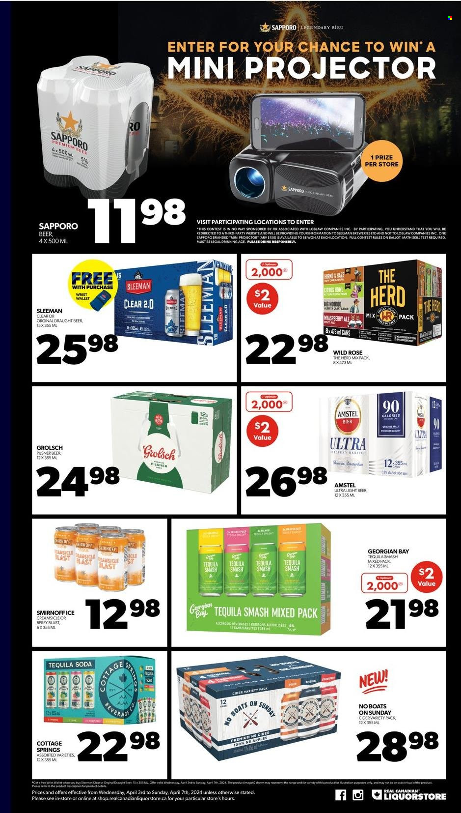 Real Canadian Liquorstore flyer - April 03, 2024 - April 07, 2024. Page 3