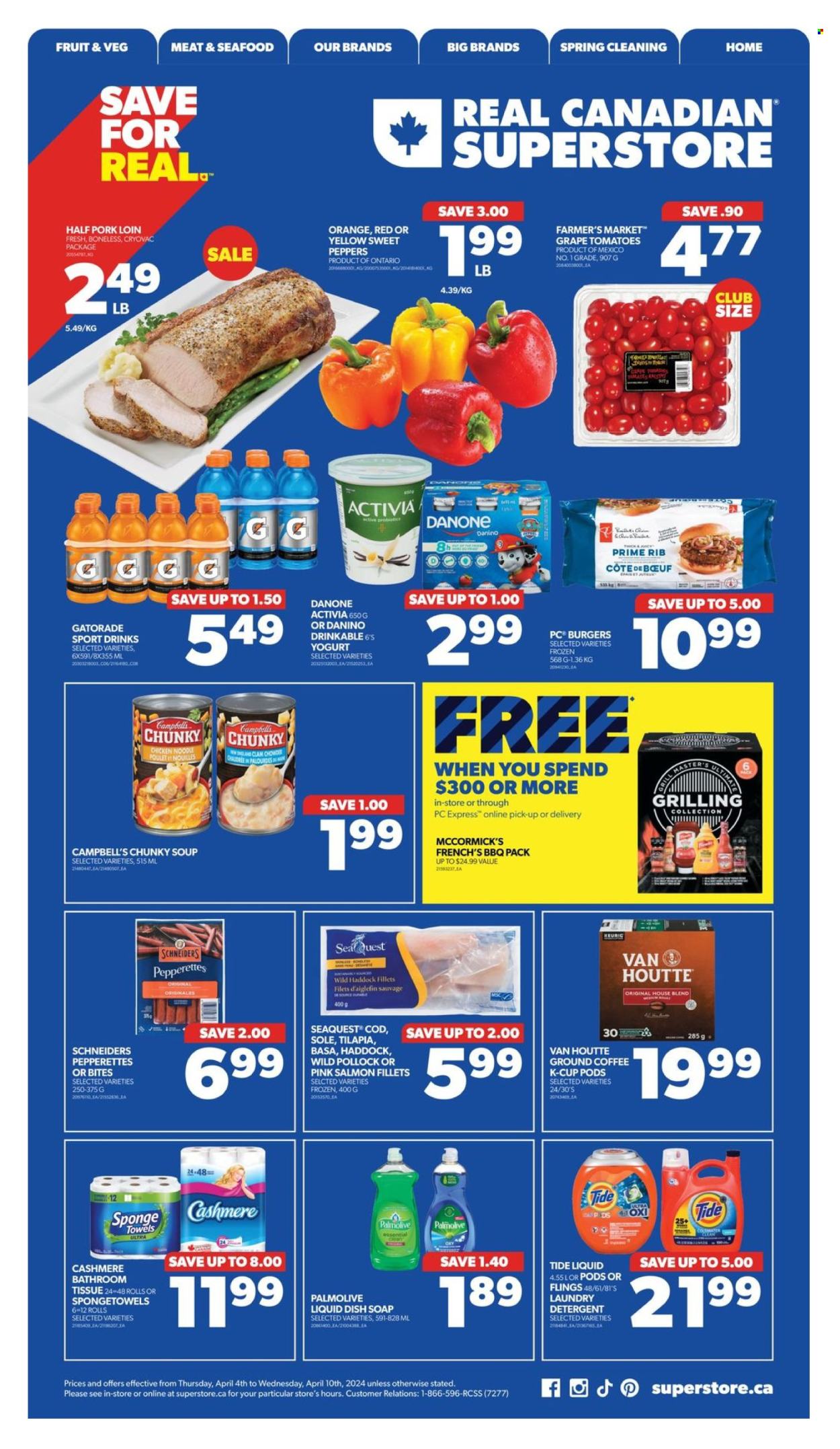 Real Canadian Superstore flyer - April 04, 2024 - April 10, 2024. Page 1