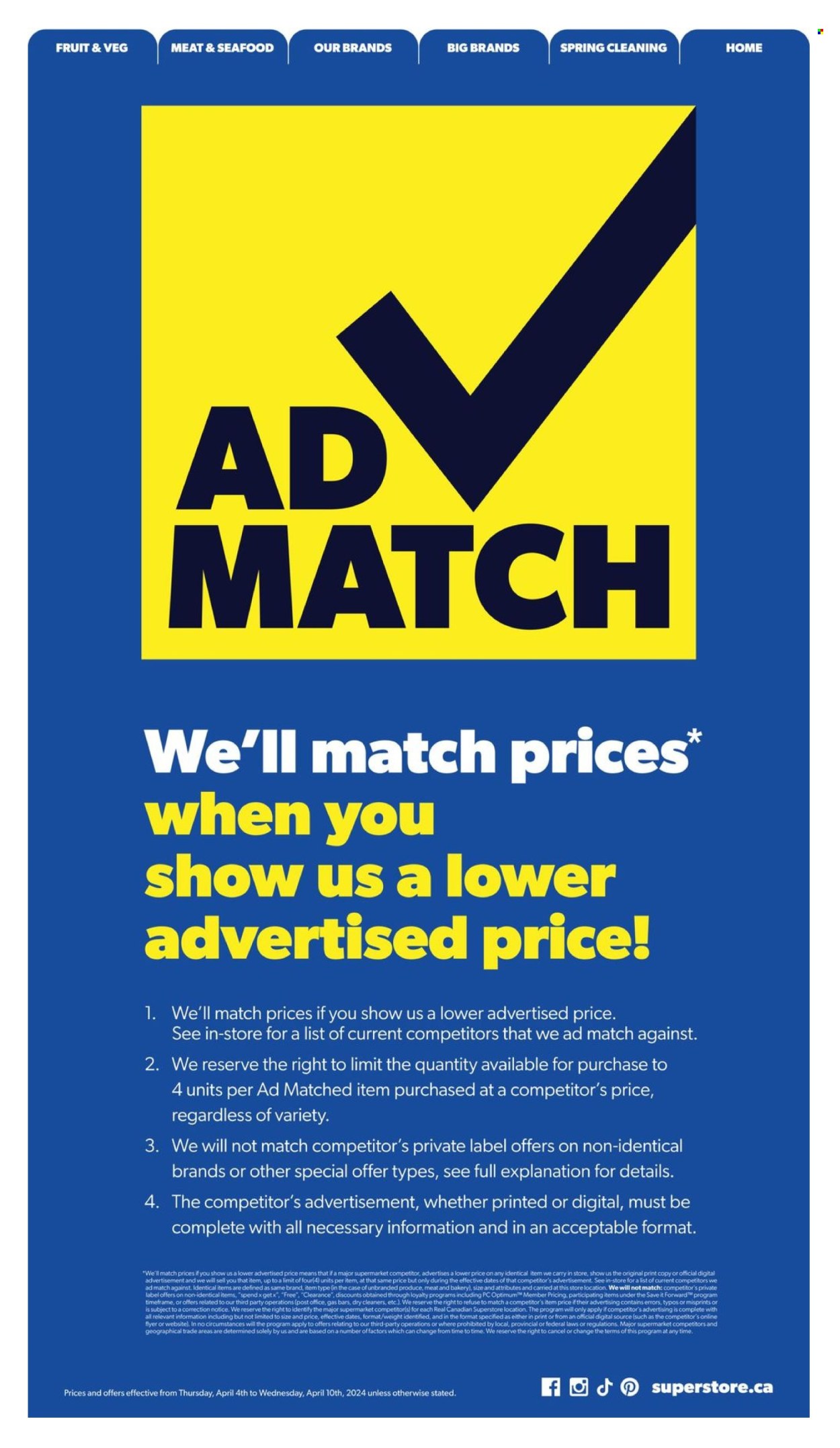 Real Canadian Superstore flyer - April 04, 2024 - April 10, 2024. Page 24