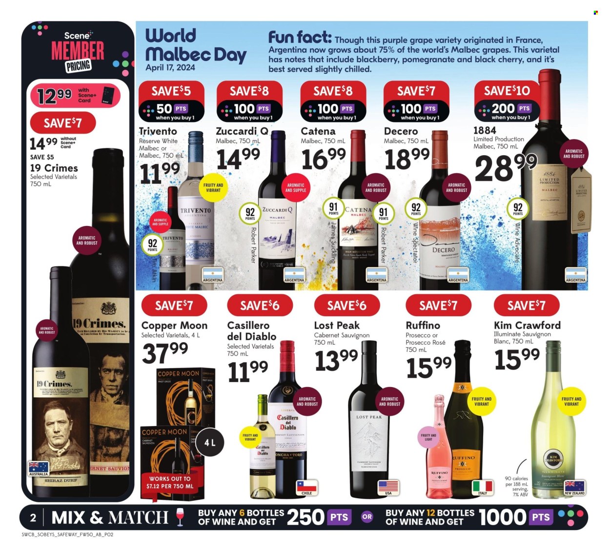 Sobeys Liquor flyer - April 11, 2024 - April 17, 2024. Page 2