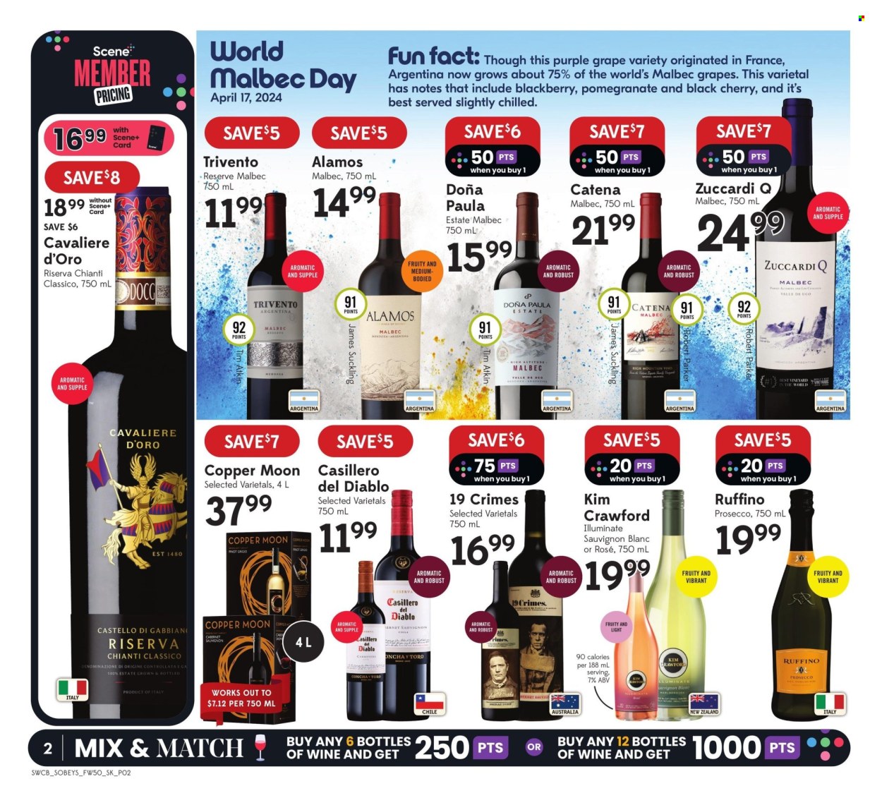Sobeys Liquor flyer - April 11, 2024 - April 17, 2024. Page 2