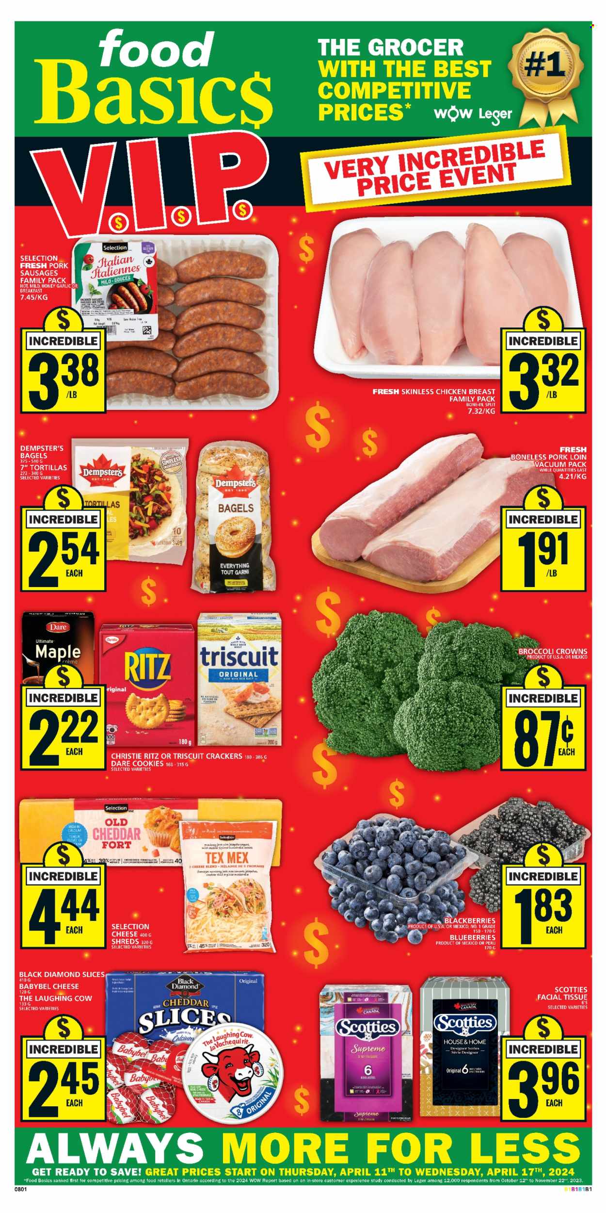 Food Basics flyer - April 11, 2024 - April 17, 2024. Page 1