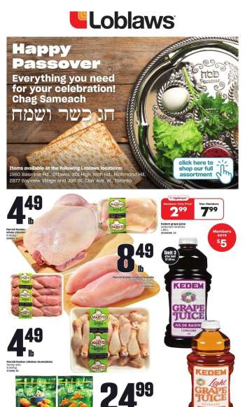Loblaws Flyer - April 11, 2024 - May 01, 2024.