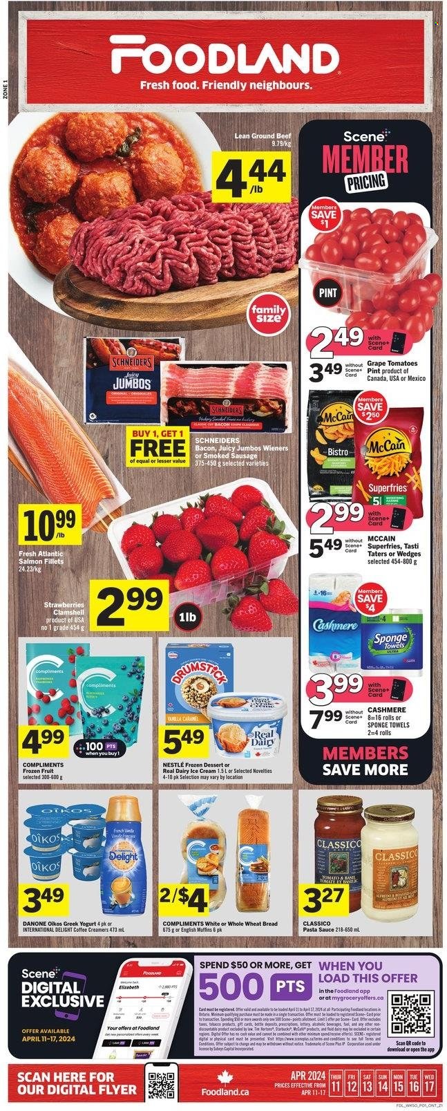 Foodland flyer - April 11, 2024 - April 17, 2024. Page 1