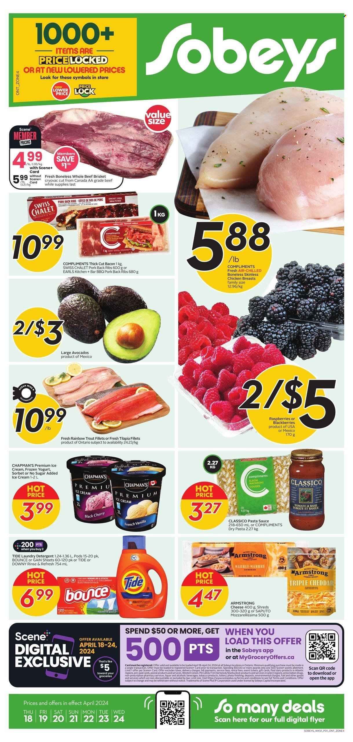 Sobeys flyer - April 18, 2024 - April 24, 2024. Page 1
