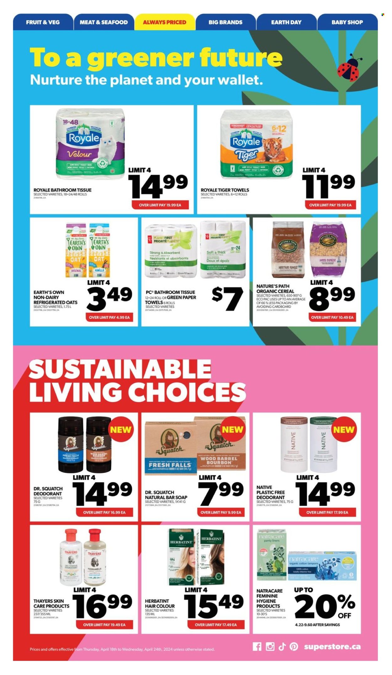 Real Canadian Superstore flyer - April 18, 2024 - April 24, 2024. Page 22