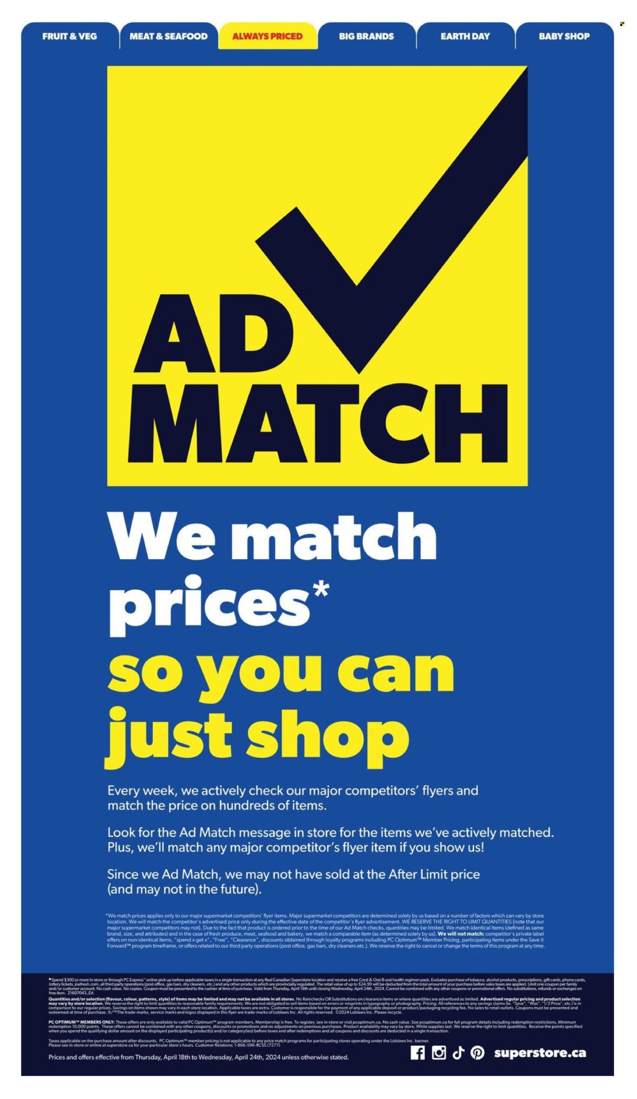 Real Canadian Superstore flyer - April 18, 2024 - April 24, 2024. Page 27