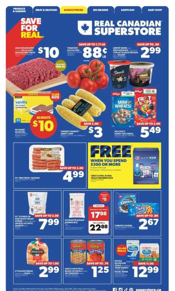 Real Canadian Superstore Flyer - April 18, 2024 - April 24, 2024.
