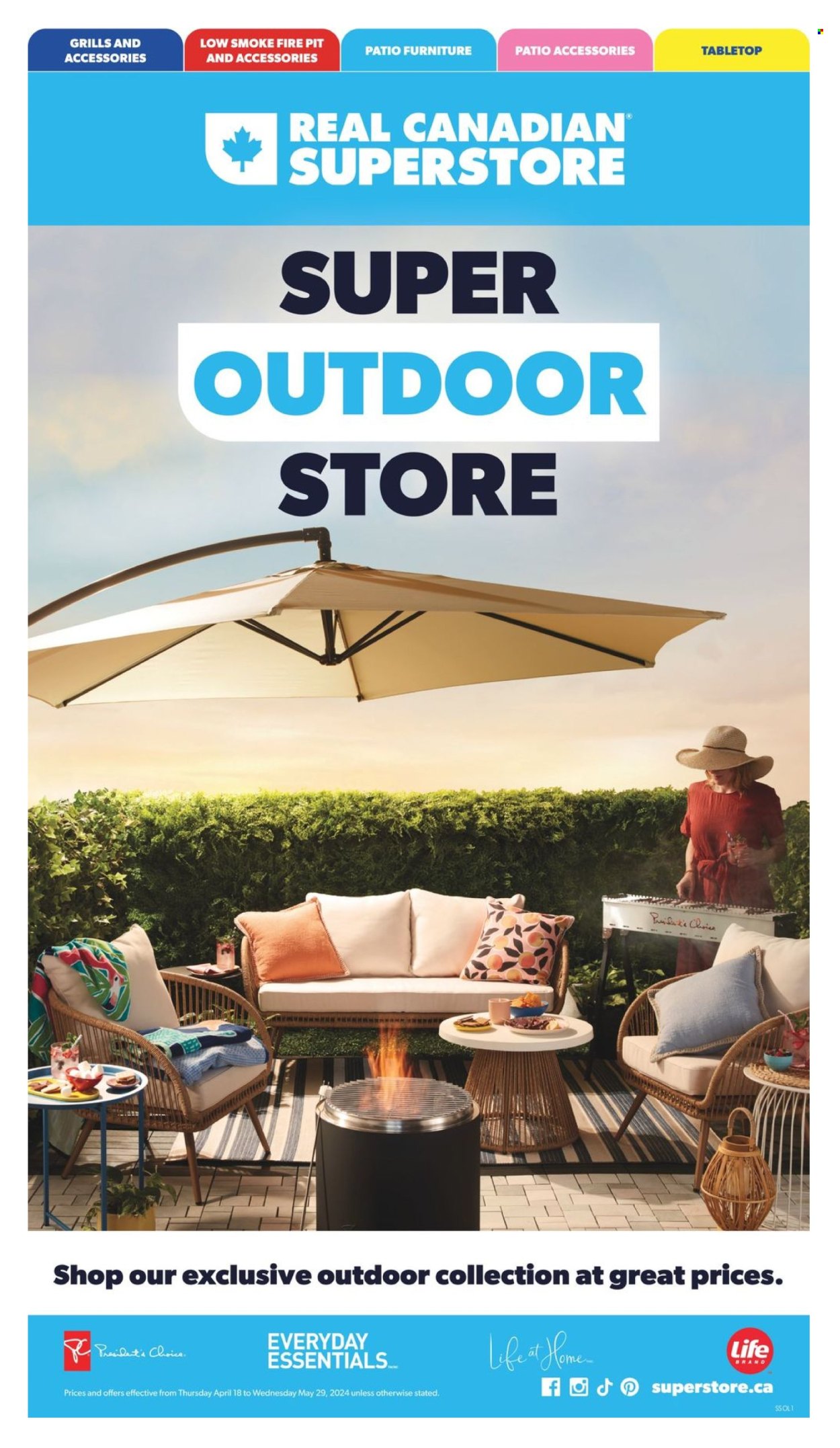 Real Canadian Superstore flyer - April 18, 2024 - May 29, 2024. Page 1