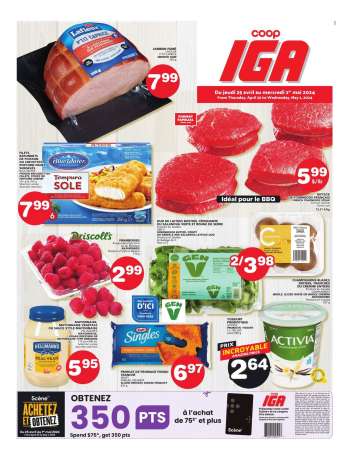 IGA Flyer - April 25, 2024 - May 01, 2024.