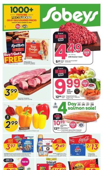 Sobeys Flyer - April 25, 2024 - May 01, 2024.