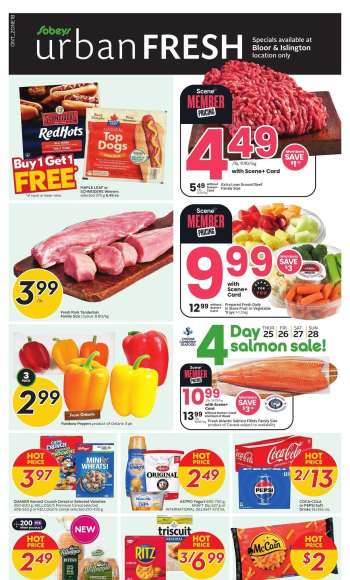 Sobeys Urban Fresh Flyer - April 25, 2024 - May 01, 2024.