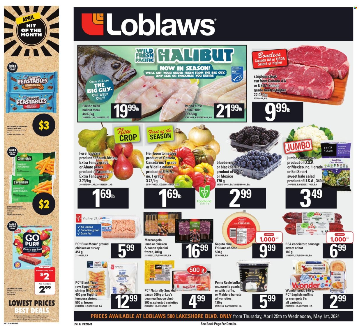 Loblaws flyer - April 25, 2024 - May 01, 2024. Page 1