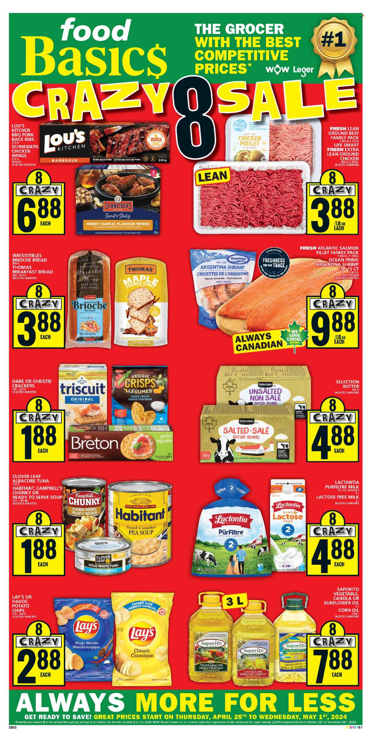 Food Basics flyer - April 25, 2024 - May 01, 2024. Page 1