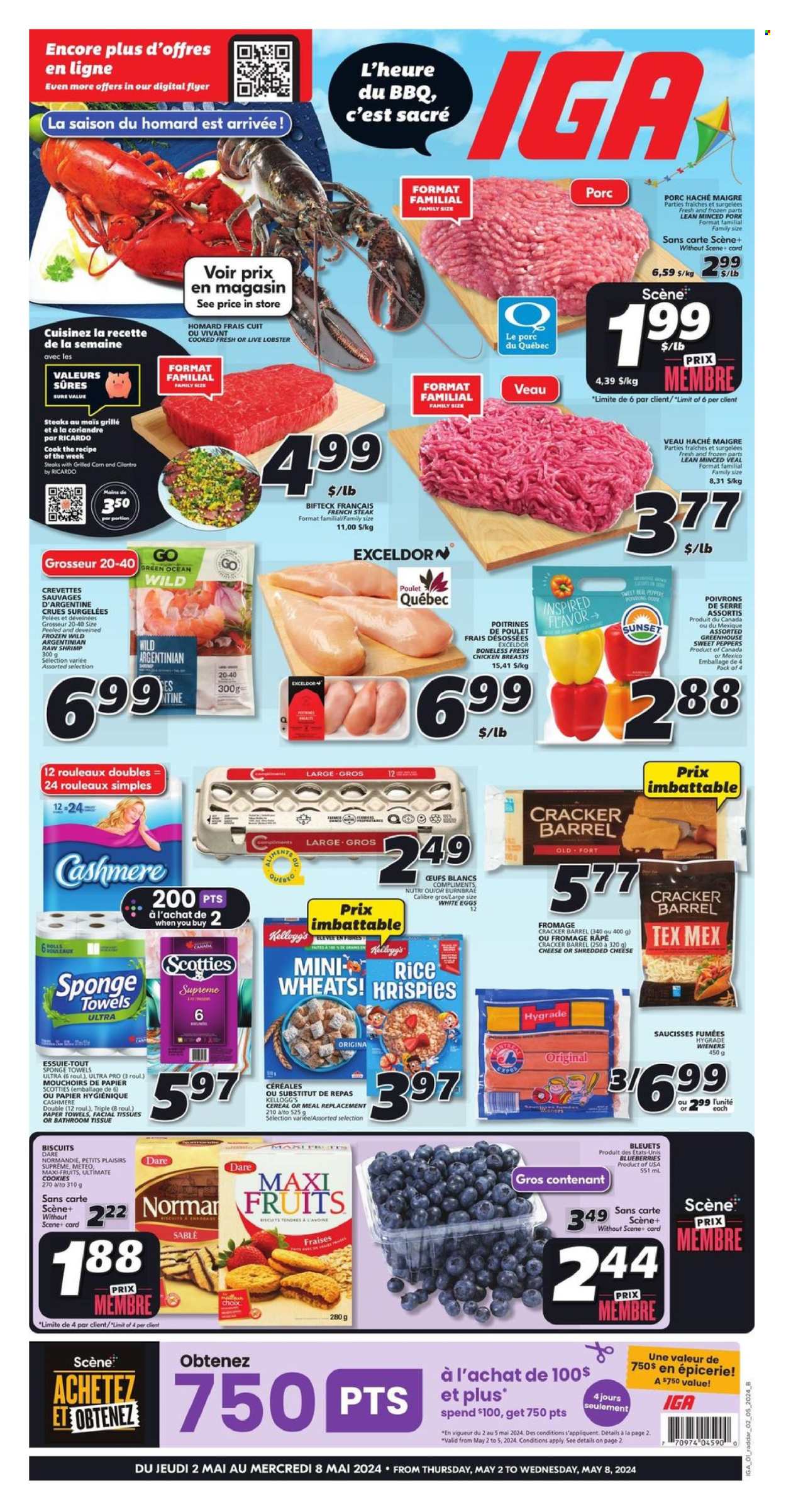 IGA flyer - May 02, 2024 - May 08, 2024. Page 1