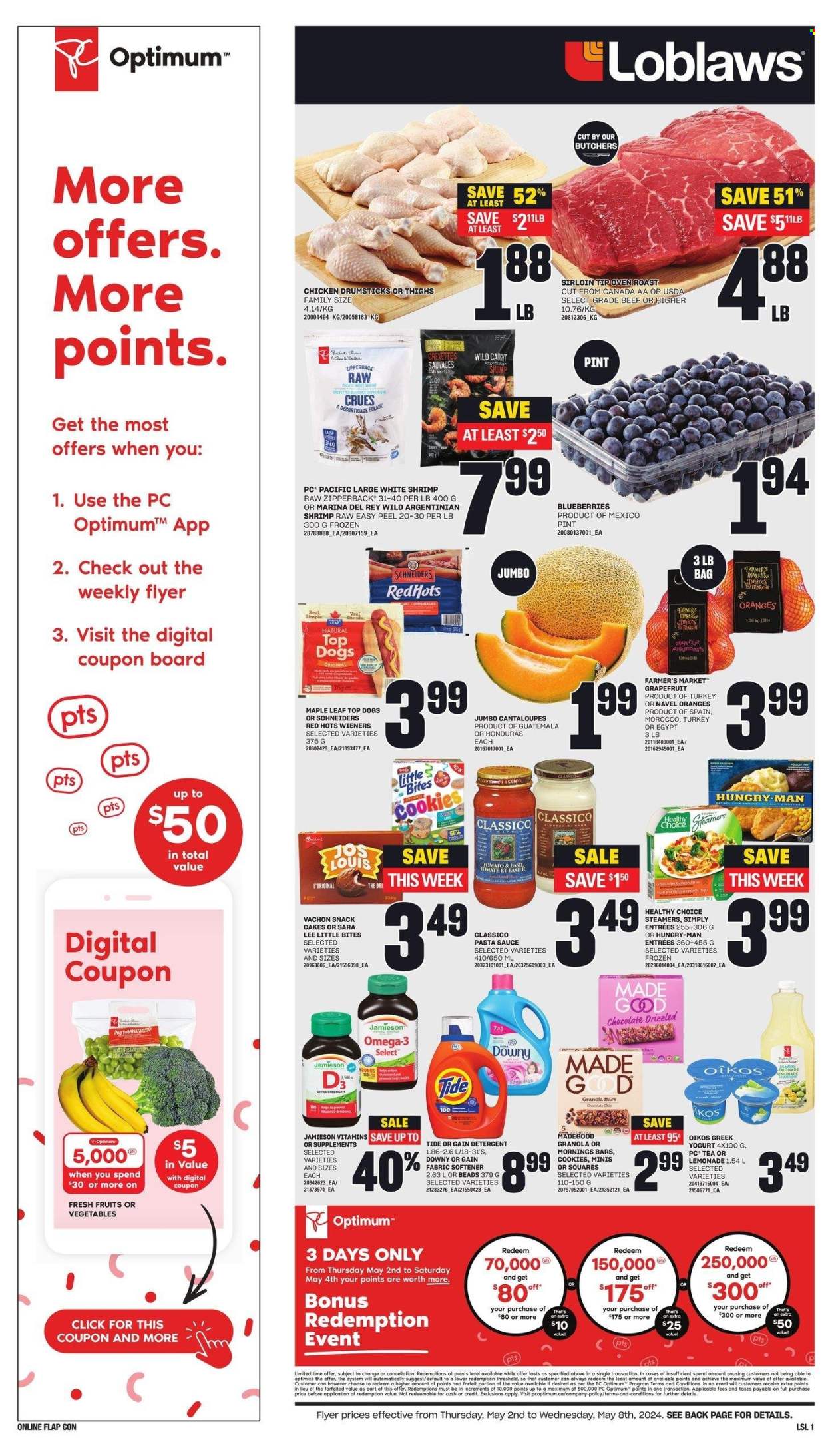 Loblaws flyer - May 02, 2024 - May 08, 2024. Page 1