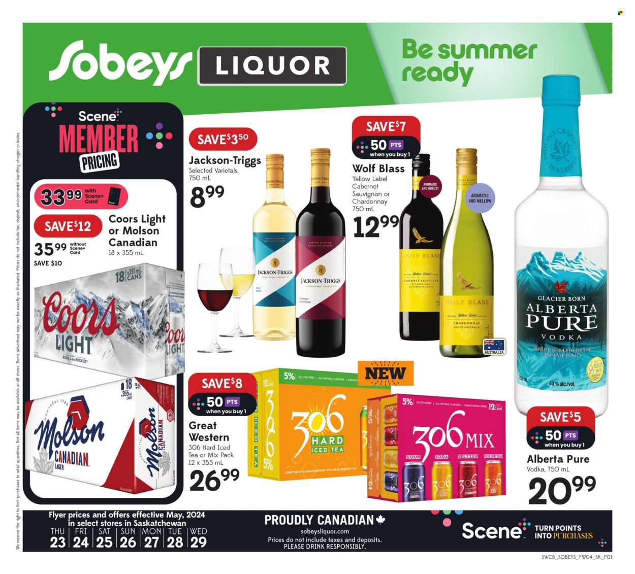 Sobeys Liquor flyer - May 23, 2024 - May 29, 2024. Page 1