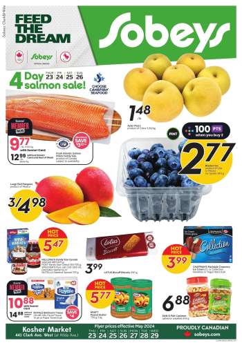 Sobeys Flyer - May 23, 2024 - May 29, 2024.