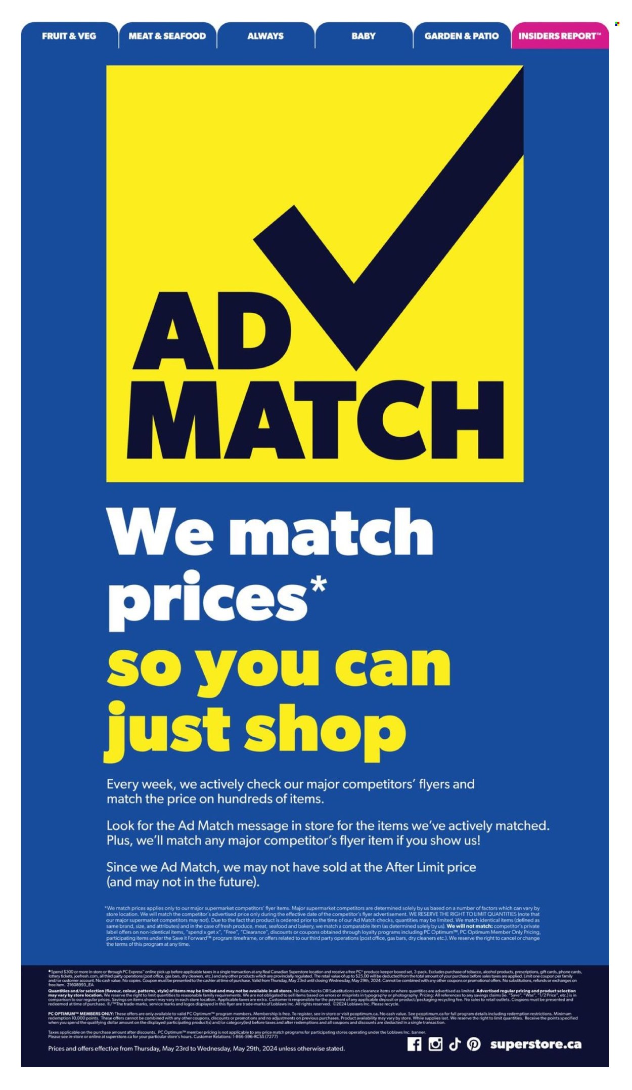 Real Canadian Superstore flyer - May 23, 2024 - May 29, 2024. Page 34