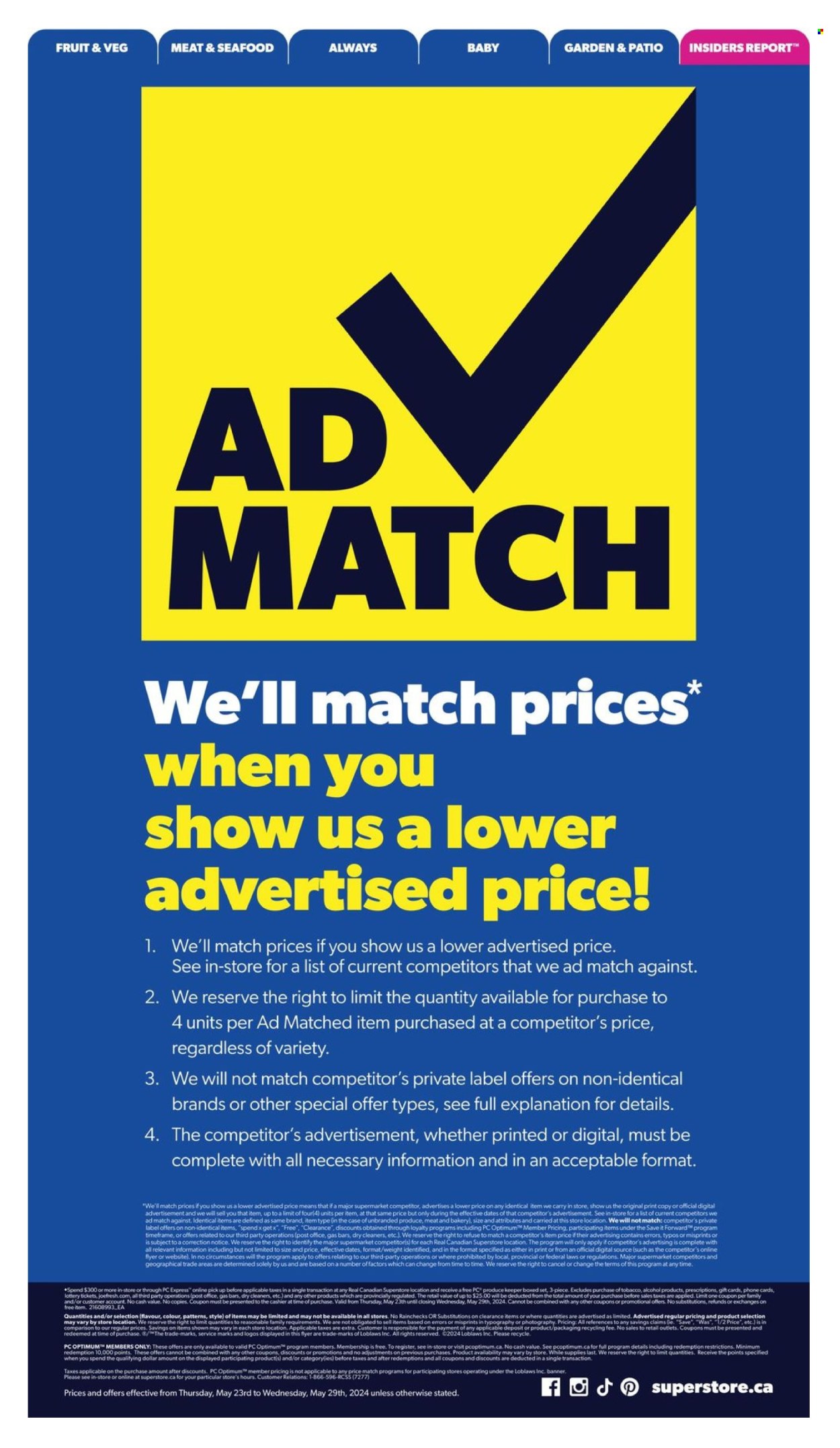 Real Canadian Superstore flyer - May 23, 2024 - May 29, 2024. Page 35