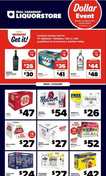 Circulaire Real Canadian Liquorstore - 22 Mai 2024 - 26 Mai 2024.