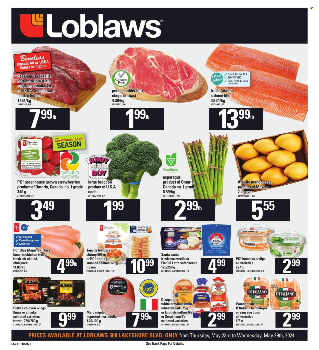 Loblaws flyer - May 23, 2024 - May 29, 2024. Page 1