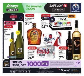 Sobeys Liquor Flyer - May 30, 2024 - June 05, 2024.