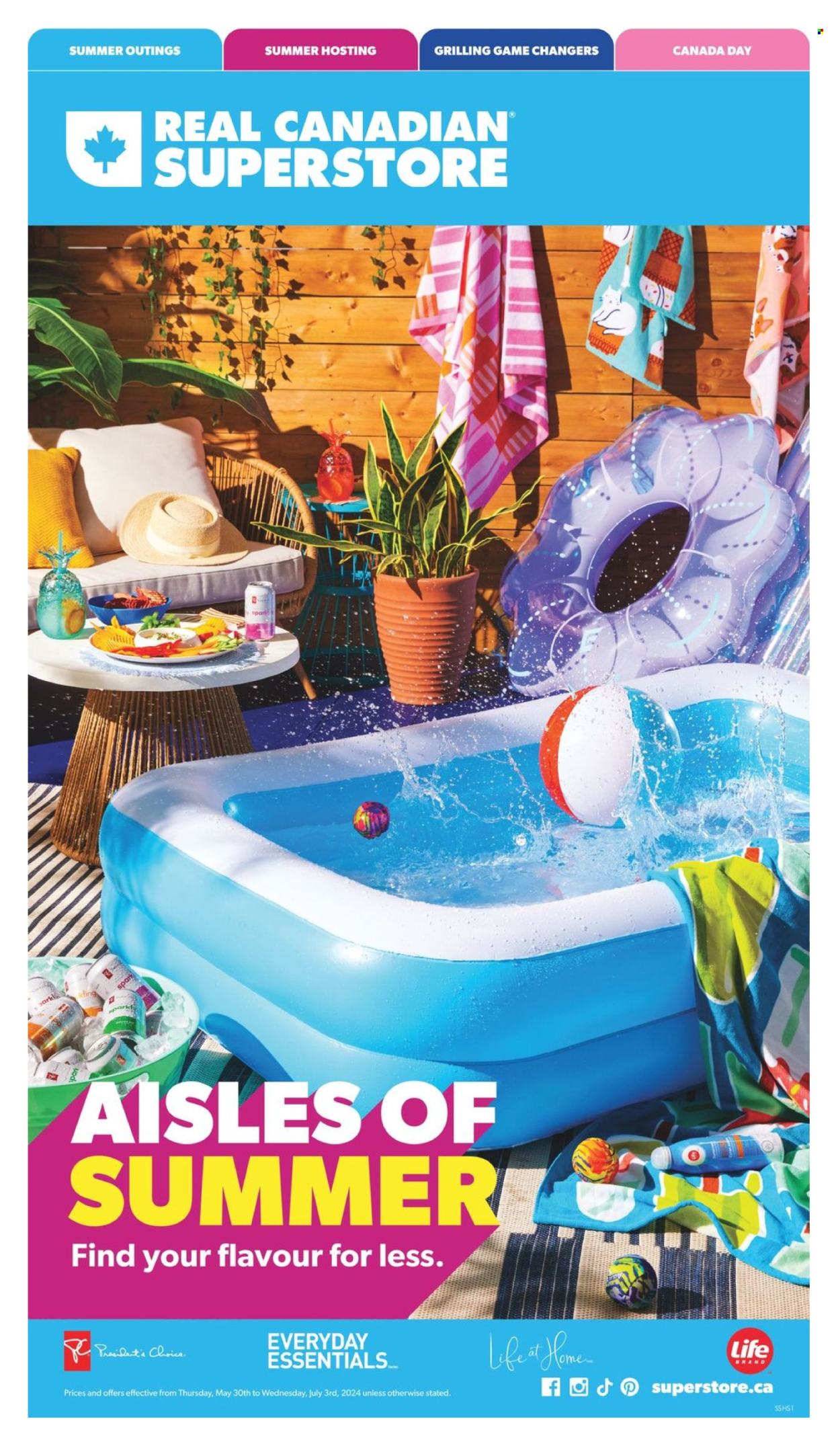 Real Canadian Superstore flyer - May 30, 2024 - July 03, 2024. Page 1