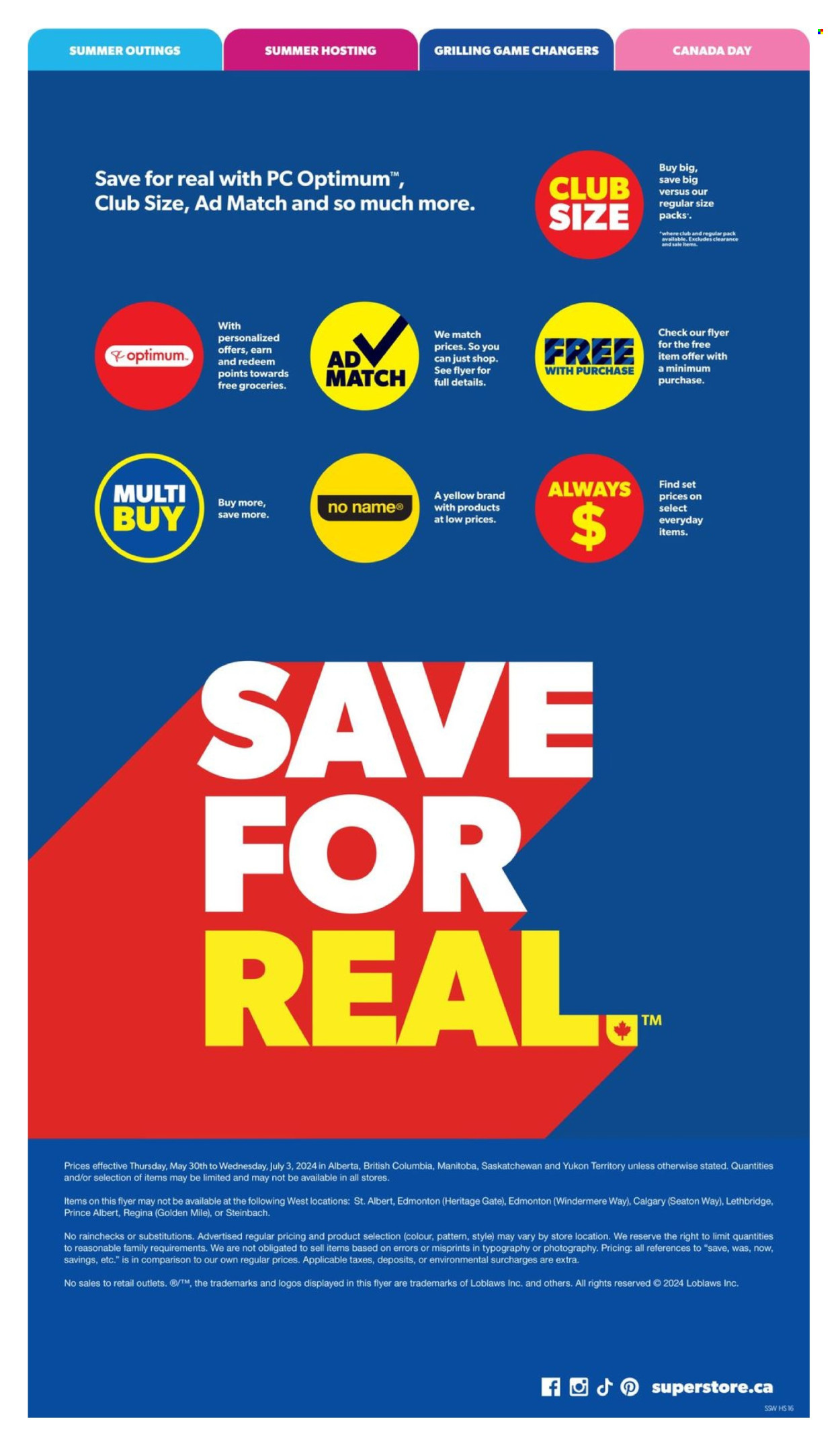 Real Canadian Superstore flyer - May 30, 2024 - July 03, 2024. Page 16