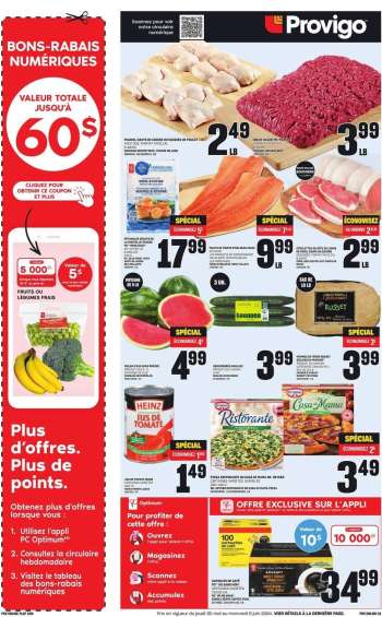 Circulaire Provigo - 30 Mai 2024 - 05 Juin 2024.