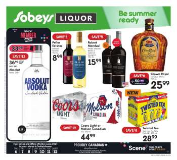 Sobeys Liquor Flyer - June 06, 2024 - June 12, 2024.