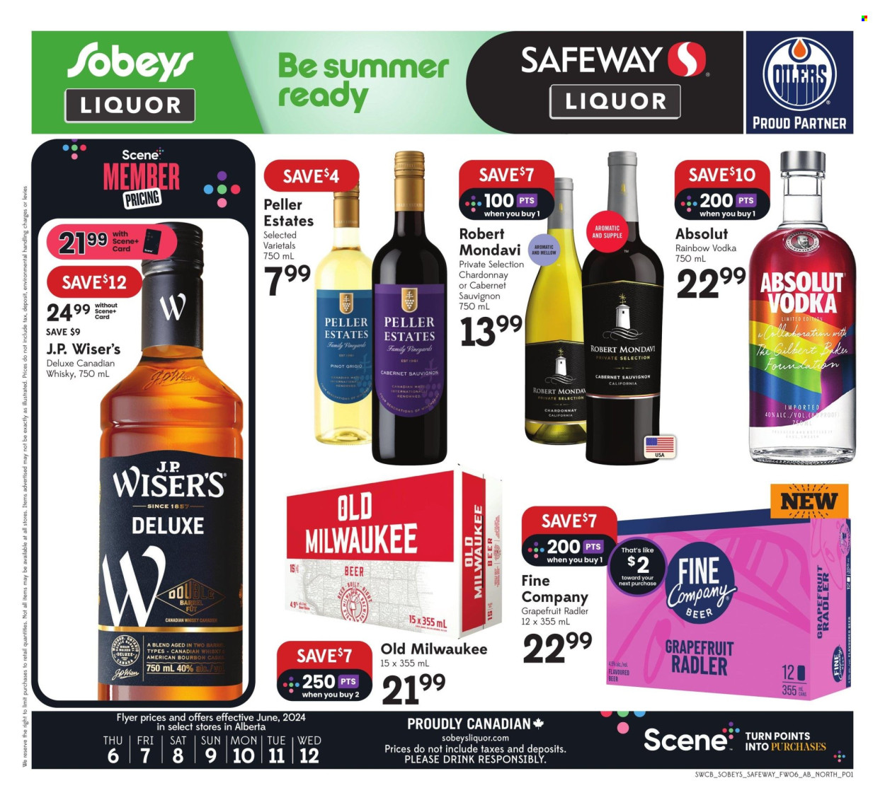 Sobeys Liquor flyer - June 06, 2024 - June 12, 2024. Page 1