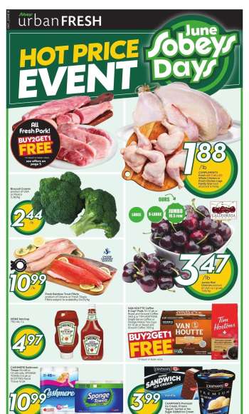Circulaire Sobeys Urban Fresh - 06 Juin 2024 - 12 Juin 2024.