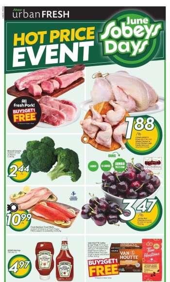 Sobeys Urban Fresh Flyer - June 06, 2024 - June 12, 2024.