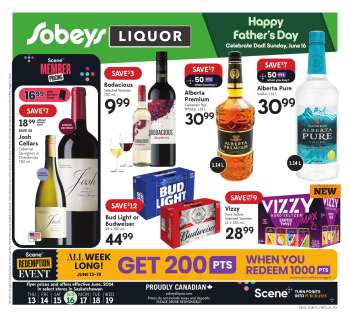 Circulaire Sobeys Liquor - 13 Juin 2024 - 19 Juin 2024.