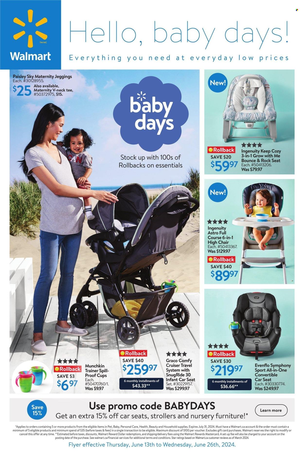 Walmart flyer - June 13, 2024 - June 26, 2024. Page 1