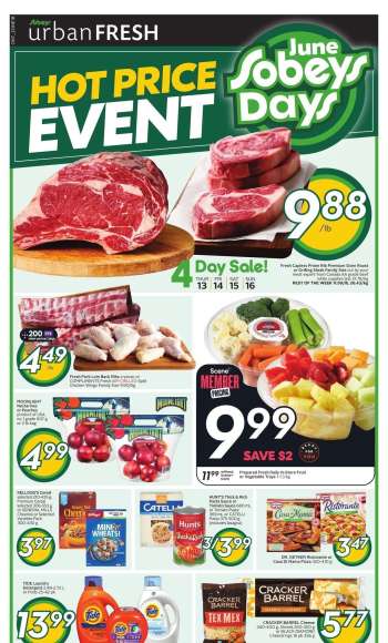 Circulaire Sobeys Urban Fresh - 13 Juin 2024 - 19 Juin 2024.