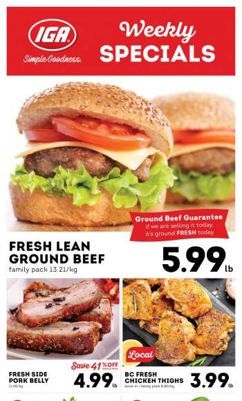 IGA Simple Goodness Flyer - June 14, 2024 - June 20, 2024.