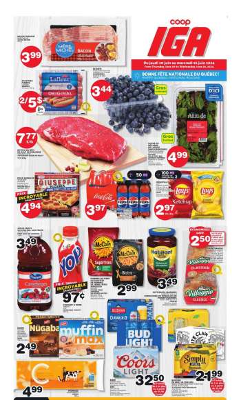 IGA Flyer - June 20, 2024 - June 26, 2024.