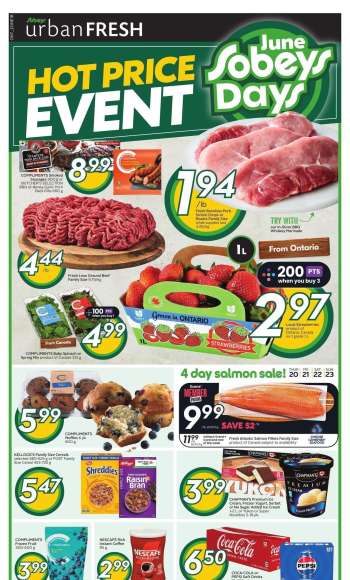 Sobeys Urban Fresh Flyer - June 20, 2024 - June 26, 2024.