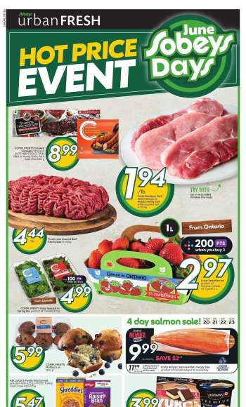 Sobeys Urban Fresh Flyer - June 20, 2024 - June 26, 2024.