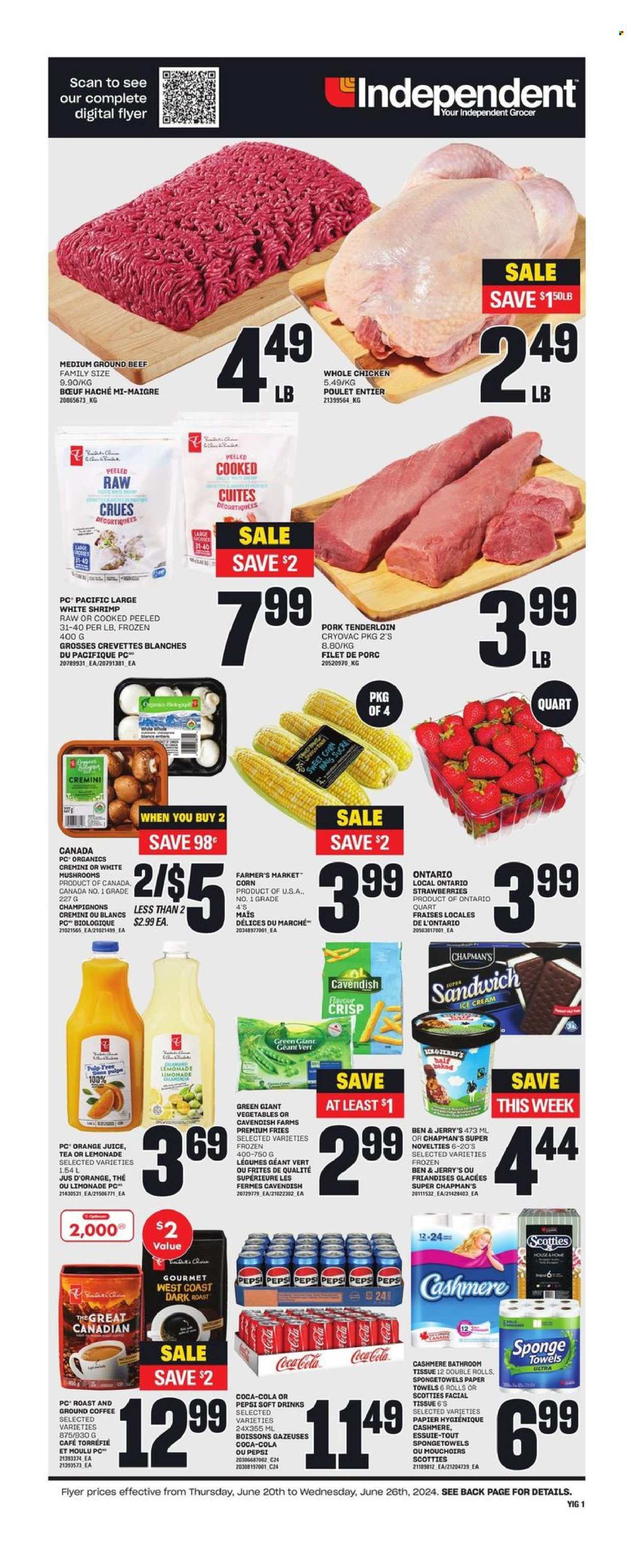 Independent flyer - June 20, 2024 - June 26, 2024. Page 1