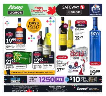 Sobeys Liquor Flyer - June 27, 2024 - July 03, 2024.
