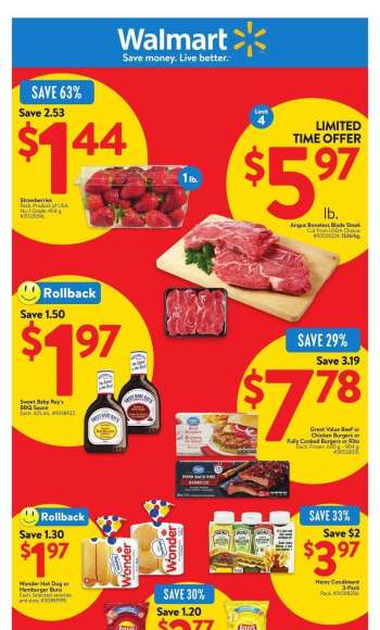 Walmart Flyer - June 27, 2024 - July 03, 2024.
