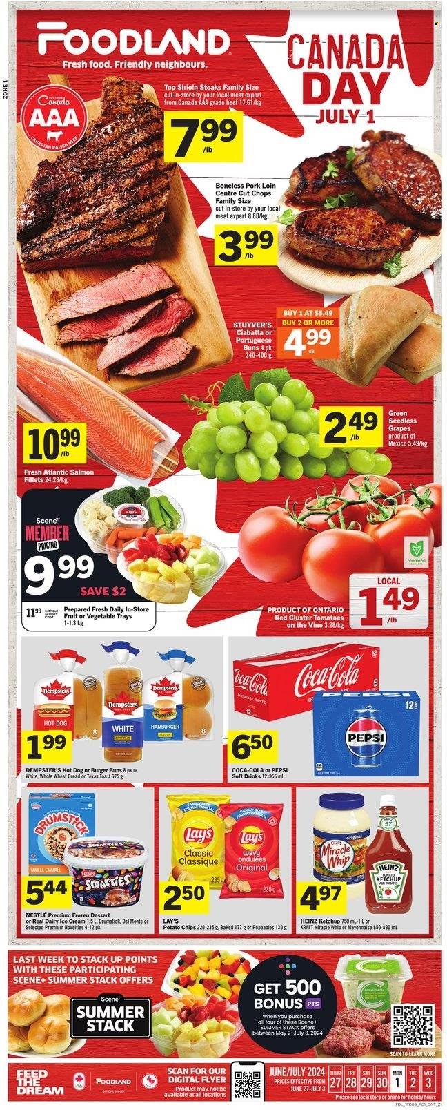 Foodland flyer - June 27, 2024 - July 03, 2024. Page 1