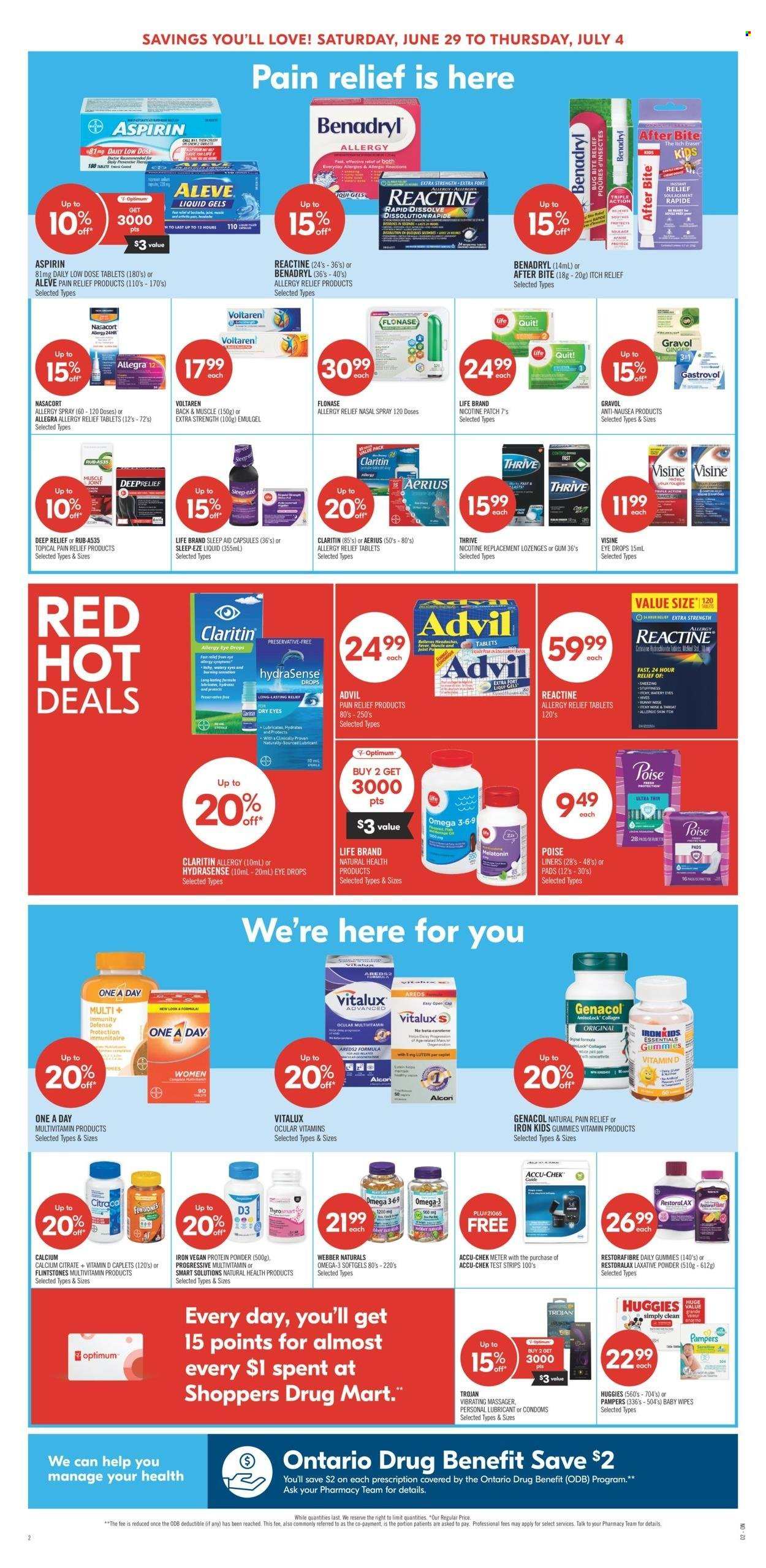 Shoppers Drug Mart flyer - June 29, 2024 - July 04, 2024. Page 4