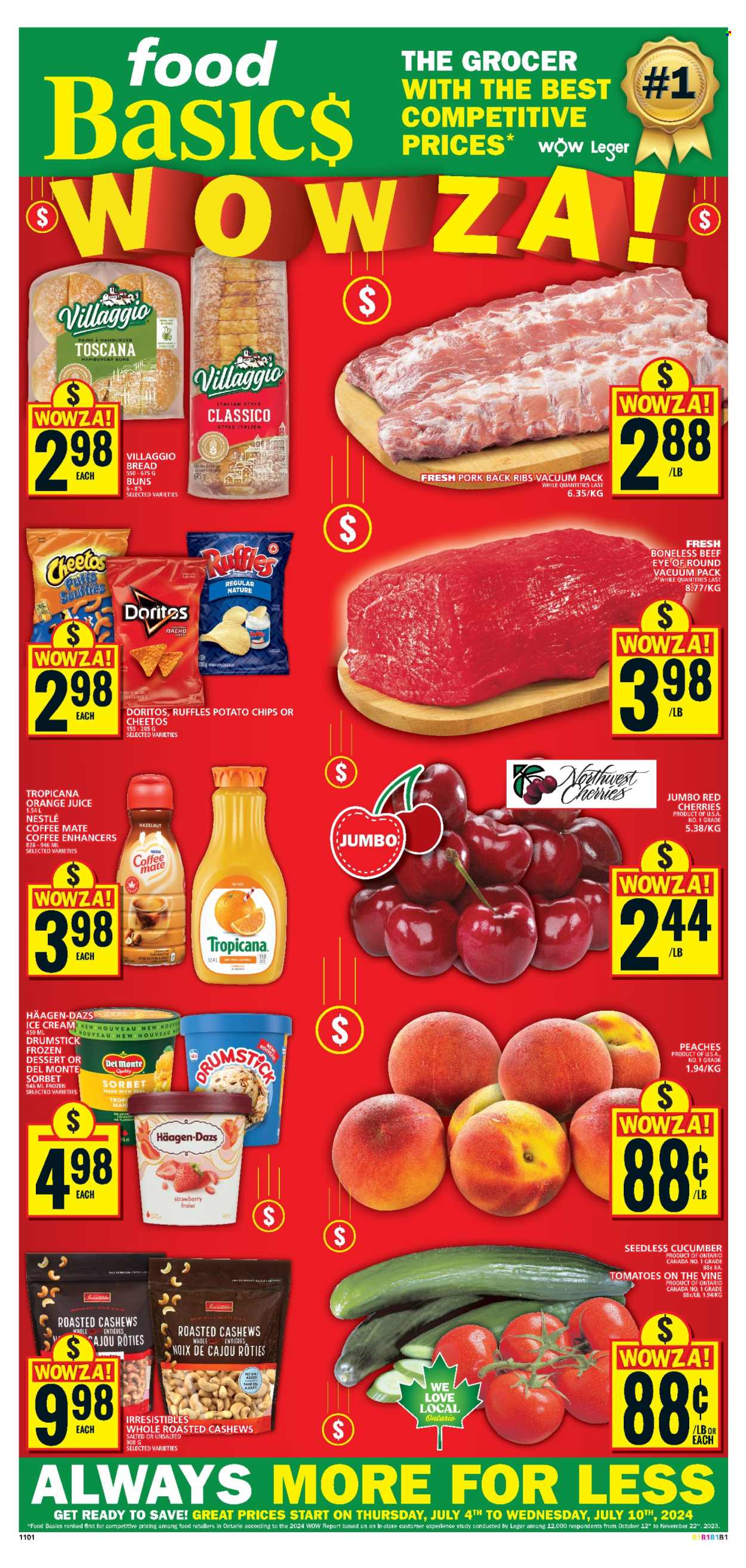 Food Basics flyer - July 04, 2024 - July 10, 2024. Page 1